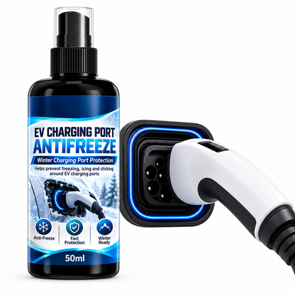 ❄️ Avisningsmedel för ladduttag — En spray särskilt utformad för att avlägsna is under vintern
