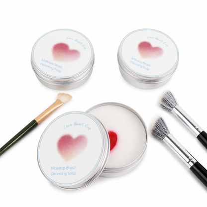 🎁Köp 2 få 1 gratis🔥Bärbar rengöringssåpa för sminkborstar och svampar – fast rengöringsmedel för puderpuffar och Beauty Blenders
